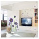 Sticker decorativ, Crizanteme albastre 178 cm, 133STK Sticker decorativ, Crizanteme albastre 178 cm, 133STK