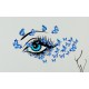 Sticker decorativ, Eye blue 80 cm, 150STK Sticker decorativ, Eye blue 80 cm, 150STK