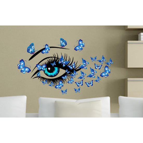 Sticker decorativ, Eye blue 80 cm, 150STK Sticker decorativ, Eye blue 80 cm, 150STK
