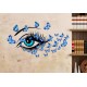 Sticker decorativ, Eye blue 80 cm, 150STK Sticker decorativ, Eye blue 80 cm, 150STK