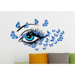 Sticker decorativ, Eye blue 80 cm, 150STK Sticker decorativ, Eye blue 80 cm, 150STK