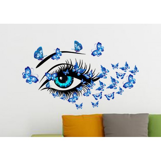 Sticker decorativ, Eye blue 80 cm, 150STK Sticker decorativ, Eye blue 80 cm, 150STK