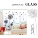 Sticker decorativ, Flower black 165 cm, 79STK Sticker decorativ, Flower black 165 cm, 79STK