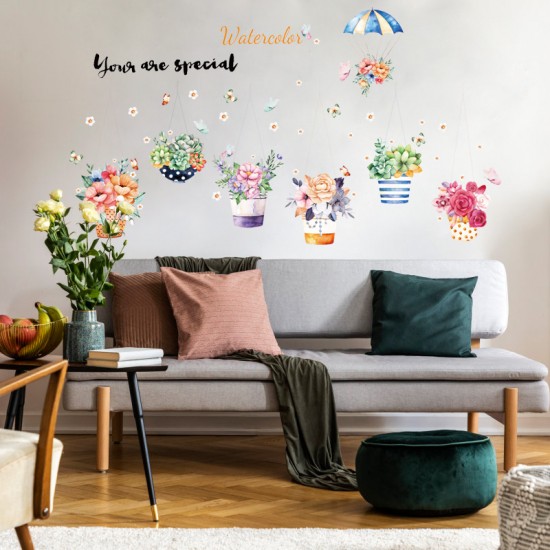 Sticker decorativ, Flowers 139 cm, 81STK Sticker decorativ, Flowers 139 cm, 81STK