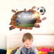 Sticker decorativ , Gaura in perete, fotbal 88 cm, 82STK Sticker decorativ , Gaura in perete, fotbal 88 cm, 82STK