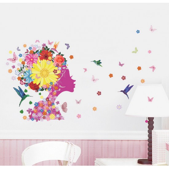 Sticker decorativ, Girl Butterfly 140 cm, 137STK Sticker decorativ, Girl Butterfly 140 cm, 137STK