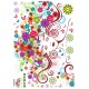 Sticker decorativ, Girl butterfly flowers 85 cm, 152STK Sticker decorativ, Girl butterfly flowers 85 cm, 152STK