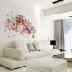 Sticker decorativ, Girl butterfly flowers 85 cm, 152STK Sticker decorativ, Girl butterfly flowers 85 cm, 152STK