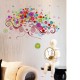 Sticker decorativ, Girl butterfly flowers 85 cm, 152STK Sticker decorativ, Girl butterfly flowers 85 cm, 152STK