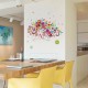 Sticker decorativ, Girl butterfly flowers 85 cm, 152STK Sticker decorativ, Girl butterfly flowers 85 cm, 152STK