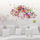 Sticker decorativ, Girl butterfly flowers 85 cm, 152STK Sticker decorativ, Girl butterfly flowers 85 cm, 152STK