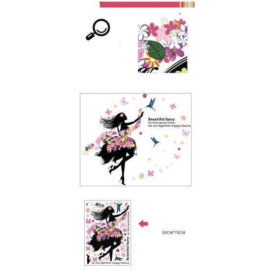 Sticker decorativ, Happy dance 120 cm, 148STK Sticker decorativ, Happy dance 120 cm, 148STK