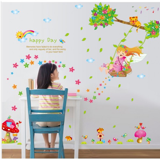 Sticker decorativ, Happy day 110 cm, 145STK Sticker decorativ, Happy day 110 cm, 145STK