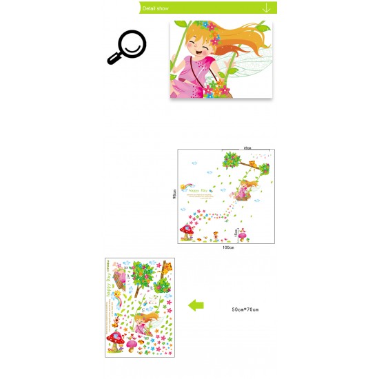 Sticker decorativ, Happy day 110 cm, 145STK Sticker decorativ, Happy day 110 cm, 145STK