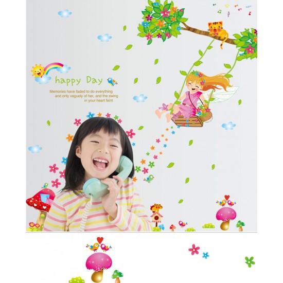 Sticker decorativ, Happy day 110 cm, 145STK Sticker decorativ, Happy day 110 cm, 145STK