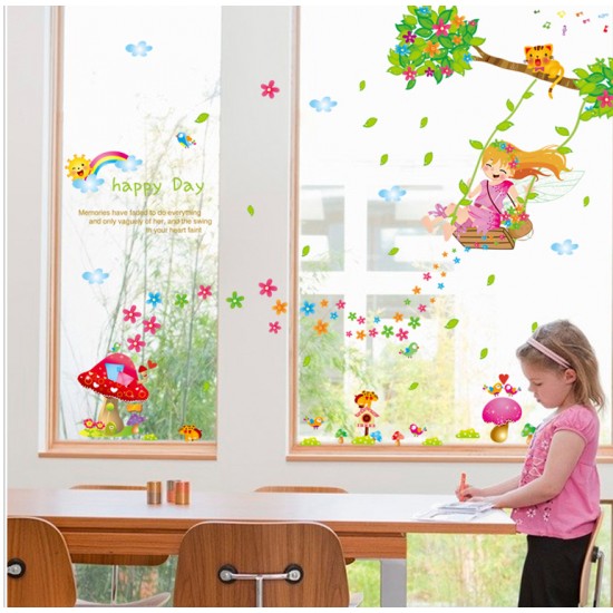 Sticker decorativ, Happy day 110 cm, 145STK Sticker decorativ, Happy day 110 cm, 145STK