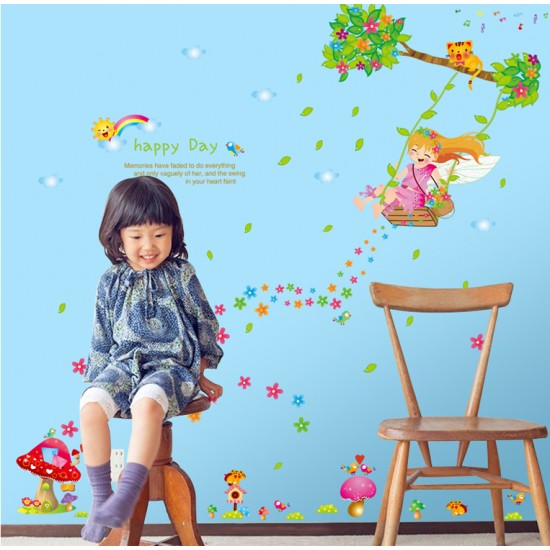 Sticker decorativ, Happy day 110 cm, 145STK Sticker decorativ, Happy day 110 cm, 145STK
