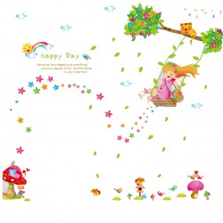 Sticker decorativ, Happy day 110 cm, 145STK Sticker decorativ, Happy day 110 cm, 145STK