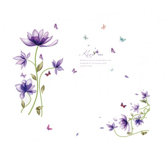 Sticker decorativ, Kiss me 170 cm, 74STK Sticker decorativ, Kiss me 170 cm, 74STK