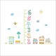 Sticker decorativ, Masuratoare cu animalute 125 cm, 142STK Sticker decorativ, Masuratoare cu animalute 125 cm, 142STK