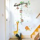 Sticker decorativ, Masuratoare cu animalute, 150 cm, 90STK Sticker decorativ, Masuratoare cu animalute, 150 cm, 90STK