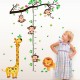 Sticker decorativ, Masuratoare cu animalute, 150 cm, 90STK Sticker decorativ, Masuratoare cu animalute, 150 cm, 90STK