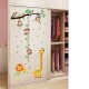 Sticker decorativ, Masuratoare cu animalute, 150 cm, 90STK Sticker decorativ, Masuratoare cu animalute, 150 cm, 90STK