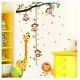 Sticker decorativ, Masuratoare cu animalute, 150 cm, 90STK Sticker decorativ, Masuratoare cu animalute, 150 cm, 90STK