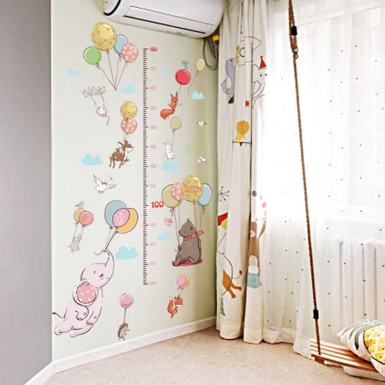 Sticker decorativ, Masuratoare cu animalute, 155 cm, 85STK Sticker decorativ, Masuratoare cu animalute, 155 cm, 85STK
