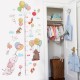 Sticker decorativ, Masuratoare cu animalute, 155 cm, 85STK Sticker decorativ, Masuratoare cu animalute, 155 cm, 85STK