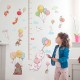 Sticker decorativ, Masuratoare cu animalute, 155 cm, 85STK Sticker decorativ, Masuratoare cu animalute, 155 cm, 85STK