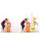 Sticker decorativ, Masuratoare cu animalute 180 cm, 131STK Sticker decorativ, Masuratoare cu animalute 180 cm, 131STK