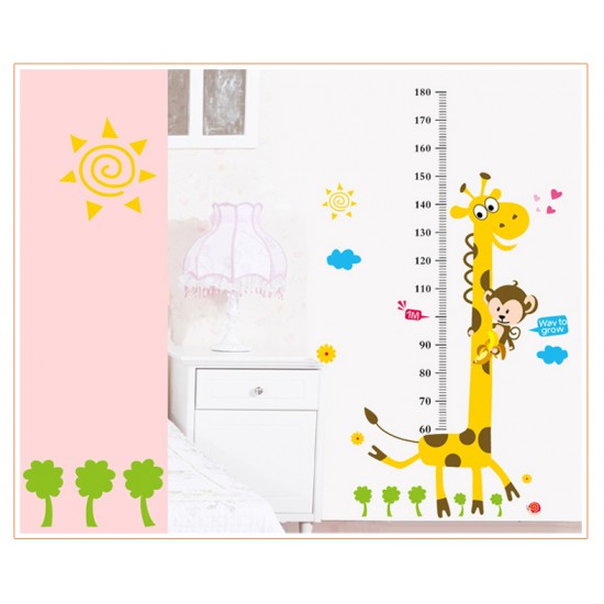 Sticker decorativ, Masuratoare cu animalute 180 cm, 131STK Sticker decorativ, Masuratoare cu animalute 180 cm, 131STK