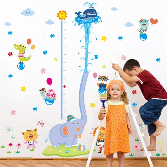Sticker decorativ, Masuratoare cu animalute, 192 cm, 83STK Sticker decorativ, Masuratoare cu animalute, 192 cm, 83STK