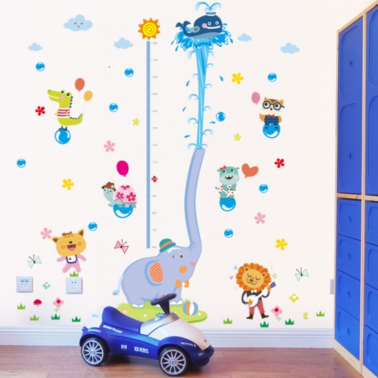 Sticker decorativ, Masuratoare cu animalute, 192 cm, 83STK Sticker decorativ, Masuratoare cu animalute, 192 cm, 83STK