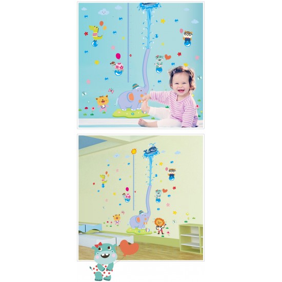 Sticker decorativ, Masuratoare cu animalute, 192 cm, 83STK Sticker decorativ, Masuratoare cu animalute, 192 cm, 83STK