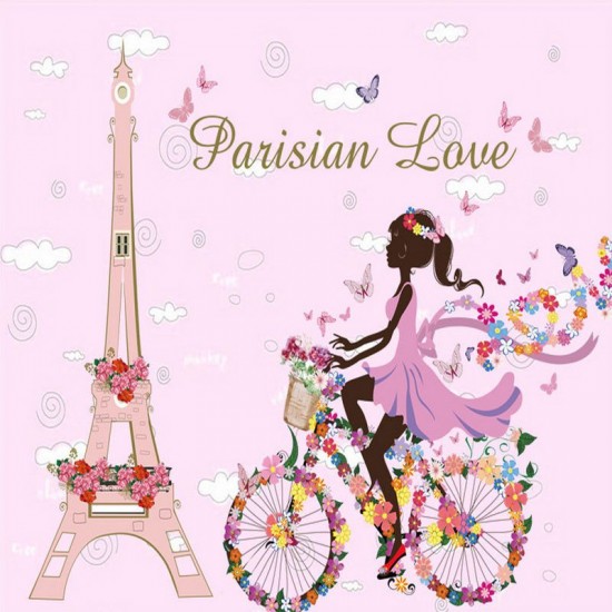 Sticker decorativ, Parisian Love 145 cm, 157STK Sticker decorativ, Parisian Love 145 cm, 157STK