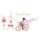 Sticker decorativ, Parisian Love 145 cm, 157STK Sticker decorativ, Parisian Love 145 cm, 157STK