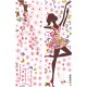 Sticker decorativ, Printesa cu fluturi, 140 cm, 721STK Sticker decorativ, Printesa cu fluturi, 140 cm, 721STK