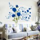 Sticker decorativ, Trandafiri albastrii 147 cm, 129STK Sticker decorativ, Trandafiri albastrii 147 cm, 129STK