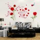 Sticker decorativ, Trandafiri rosii 147 cm, 128STK Sticker decorativ, Trandafiri rosii 147 cm, 128STK