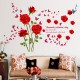 Sticker decorativ, Trandafiri rosii 147 cm, 128STK Sticker decorativ, Trandafiri rosii 147 cm, 128STK