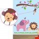 Sticker decorativ, animalute 120 cm, 106STK Sticker decorativ, animalute 120 cm, 106STK
