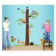 Sticker decorativ, copacelu cu animalutele padurii 185 cm, 78STK Sticker decorativ, copacelu cu animalutele padurii 185 cm, 78STK