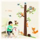 Sticker decorativ, copacelu cu animalutele padurii 185 cm, 78STK Sticker decorativ, copacelu cu animalutele padurii 185 cm, 78STK