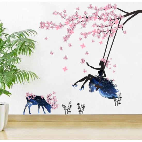 Sticker decorativ, fata padurii 120 cm, 109STK Sticker decorativ, fata padurii 120 cm, 109STK