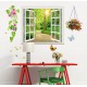 Sticker decorativ, fereastra deschisa spre padure 107 cm, 63STK Sticker decorativ, fereastra deschisa spre padure 107 cm, 63STK