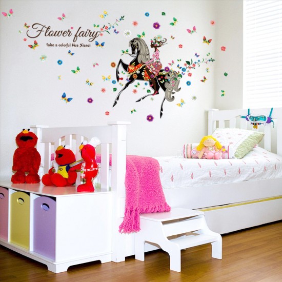 Sticker decorativ, flower fairy 142 cm, 72STK Sticker decorativ, flower fairy 142 cm, 72STK