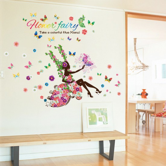 Sticker decorativ, flower fairy 170 cm, 71STK Sticker decorativ, flower fairy 170 cm, 71STK