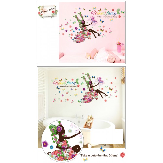 Sticker decorativ, flower fairy 170 cm, 71STK Sticker decorativ, flower fairy 170 cm, 71STK